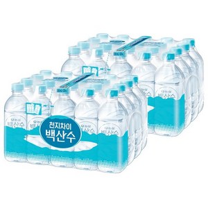 백산수 무라벨 생수, 330ml, 40개