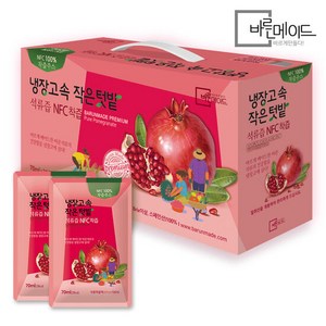 바른메이드 냉장고속 작은텃밭 석류즙 NFC 착즙, 70ml, 30개