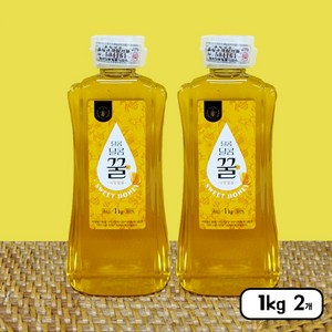 사양벌꿀, 1kg, 2개