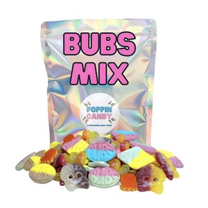 스웨덴 스웨디시 캔디 BUBS 믹스 젤리 500g, 227g, 1개