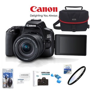 CANON EOS 200D II 18-55mm KIT+256G+정품가방+KENKO AIR UV 필터+크리닝킷+LCD필름+리더기 고용량 풀패키지