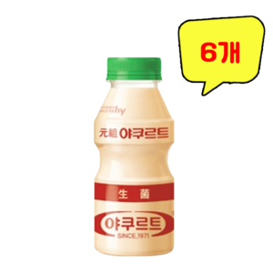 한국 야쿠르트 대용량 에이스 1971 750ml 6개