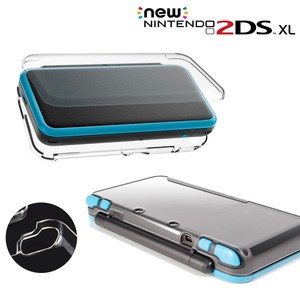 뉴 닌텐도 2DS XL 본체 투명 크리스탈 케이스, 1개