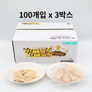 야미야미 닭가슴살 22g 100개입 x 3박스, 2.2kg, 3개