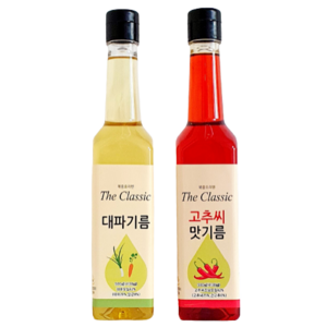 더클래식 파기름 500ml + 고추기름 500ml, 1세트