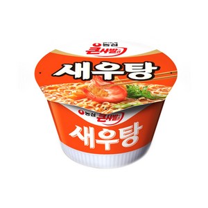 농심 새우탕 큰사발면 115g, 18개