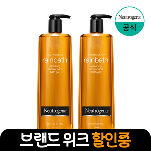 뉴트로지나 레인바스 바디워시 시나몬 엠버 향, 2개, 473ml