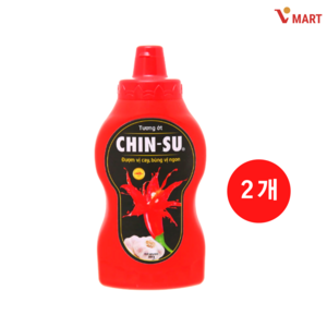 Vmat 친수 칠리소스 TUONG OT CHINSU, 250g, 2개