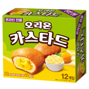 오리온 카스타드, 288g, 4개