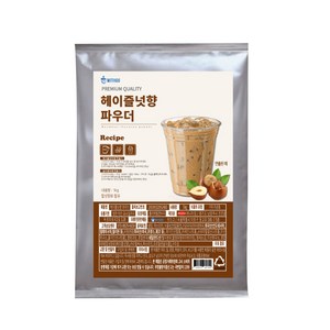 위드고 헤이즐넛향 파우더 1kg 헤이즐넛라떼 만들기, 2개, 2개, 1개입