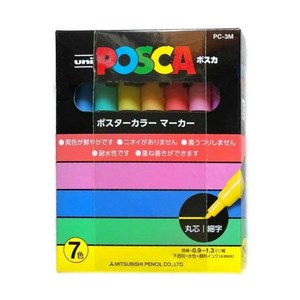 유니 포스카 세트 마카 UNI POSCA 마카펜, 3M, 1개, 단품