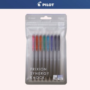 PILOT fixion 파이롯트 지워지는 볼펜 프릭션 시너지 노크 8색세트 0.3 0.4 0.5mm, 0.3mm 8색세트, 1개