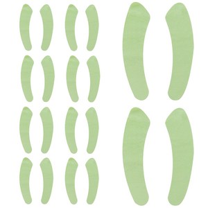 cottonpeko 붙이는 변기두껑 커버 극세사 변기시트 10P, 10개, 그린