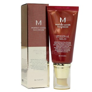 미샤 M 퍼펙트 커버 비비크림, 23호 자연스러운베이지, 50ml, 1개