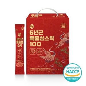 로웰팜 6년근 흑홍삼스틱 10g 100포, 100개