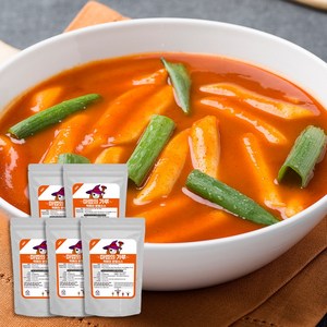 마법의가루 떡볶이 소스 분말 가루 보통맛, 100g, 5개