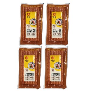 백설 CJ 숯불구이맛 김밥햄 110g x4개, 4개