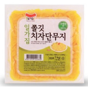 일미 쫄깃치자단무지, 1kg, 6개