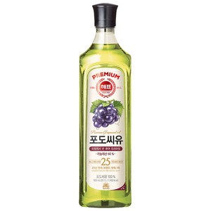 해표 포도씨유, 900ml, 5개