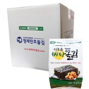 비파 조미김 식탁용 돌김 (15g) X 30봉, 15g, 90개