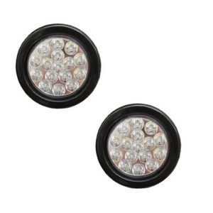 24v LED 원형 데루등램프, 2개, C-000백색(2개)