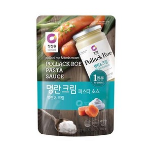 청정원 싱글파우치 명란크림소스150g, 150g, 8개