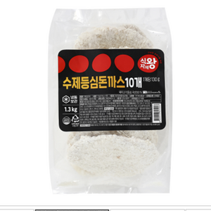 식자재왕 수제등심돈까스, 1개, 1.3kg