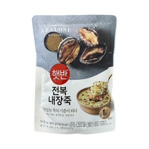 햇반 전복 내장죽, 6개, 420g