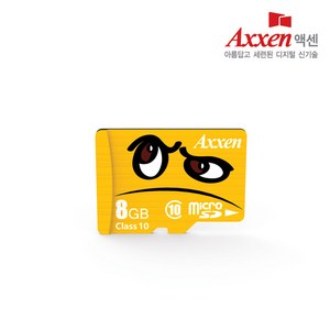 액센 프리미엄 Class10 UHS-1 캐릭터 mico SD 카드, 8GB, 1개