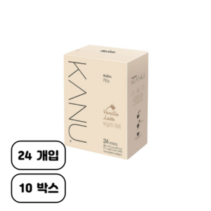 카누 라떼 바닐라, 17.3g, 24개입, 10개