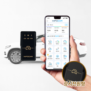 [인포카 4세대 출시] 인포카 자동차 스캐너 [ IO180-PH ] andoid iOS동시호환 OBD2 자동차 진단기, PH 블랙, 1개