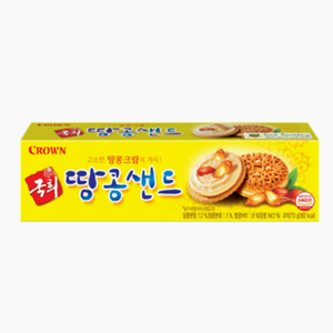 크라운 국희 땅콩샌드, 70g, 12개