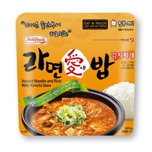 이지밥 라면애밥 김치찌개, 110g, 1개