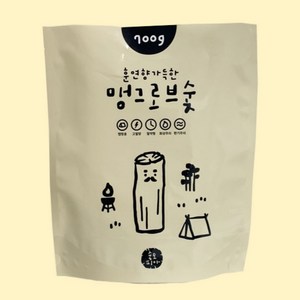 [간편봉지숯] 캠핑숯 바베큐 맹그로브숯, 700g, 1개