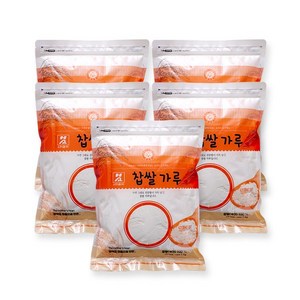 [이푸른] 국산 찹쌀가루 1kg x 5봉, 5개, 상세페이지 참조