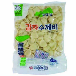 송학식품 십장생 감자 수제비, 2kg, 1개