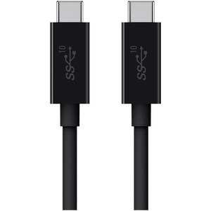 벨킨 3.1 USB C to C타입 100W 케이블 F2CU052bt1M, 1m, 블랙, 1개