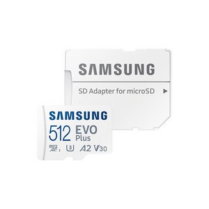 삼성전자 EVO PLUS 마이크로SD 메모리카드 MB-MC512KA/KR, 512GB, 1개