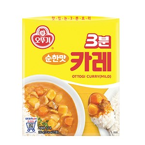 오뚜기 3분 카레 순한맛, 200g, 24개