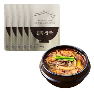 집콕집국 육개장 500g, 5개