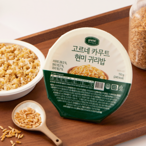 고르네 카무트 현미 귀리밥 즉석밥 (캐나다산), 20개, 150g