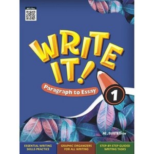 Write It! Paragraph to Essay 1 (Student Book + Workbook), NE Build&Grow, 9791125335122, NE Build&Grow