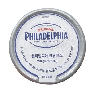 필라델피아 크림치즈, 190g, 2개