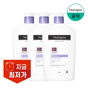 뉴트로지나 릴렉싱 바디워시 꽃향, 950ml, 3개