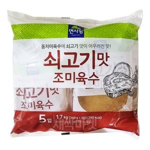 면사랑 쇠고기맛 조미육수 1.7kg, 1개