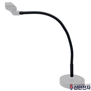 국산 60cm 블랙 마이크 자바라 탁상 스탠드 거치대, 1개