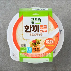 골든싸이]풀무원_한끼몽글 맑은 순두부탕 269g 3개 소비4일 간장양념 동봉