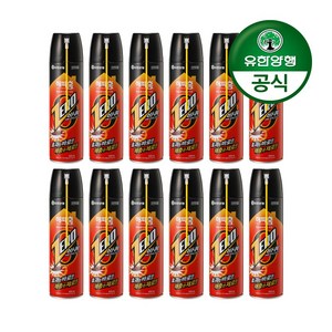 유한양행 해피홈 제로 에어로솔 바퀴용, 500ml, 12개