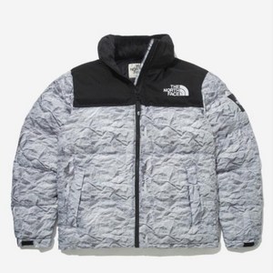 [NORTHFACE]노스페이스_남녀공용_White Label Novelty Nuptse Down Jacket pint_화이트라벨 노벨리티 눕시 다운 자켓 프린트_패딩_화이트_NJ1DN51O