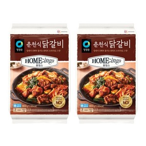 청정원 호밍스 춘천식 닭갈비 800g, 2개